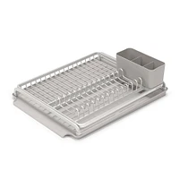 Brabantia Kitchen Compact Dish Drying Rack, Mid Gray