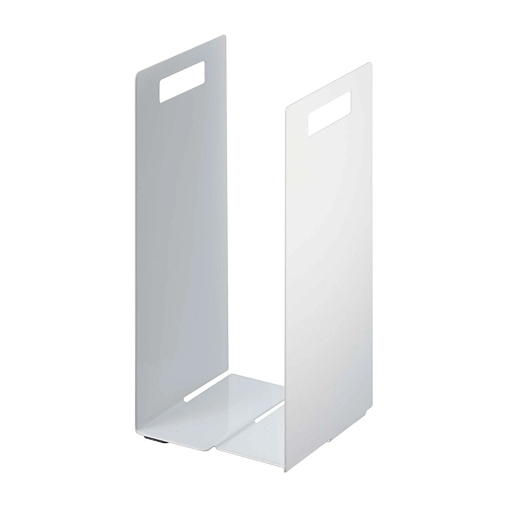 Yamazaki Tower Interlocking Towel Organizer, White, Set of 2