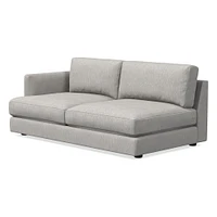 Chip & Dent: Haven Left Arm Sofa, Trillium , Performance Coastal Linen, Storm Gray, Concealed Supports