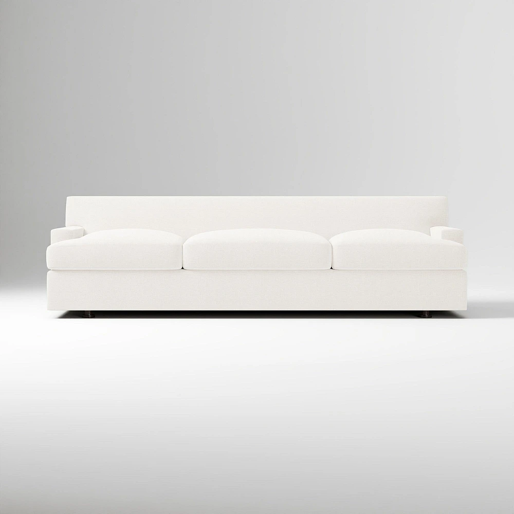 Colin King Kirkwood Sofa, 86", Deluxe Linen, Alabaster