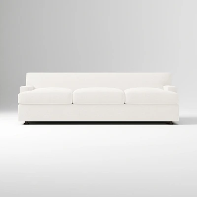 Colin King Kirkwood Sofa, 86", Deluxe Linen, Alabaster