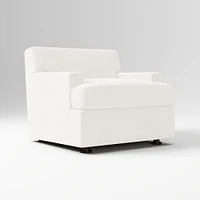 Colin King Renwick Chair, Deluxe Linen, Alabaster