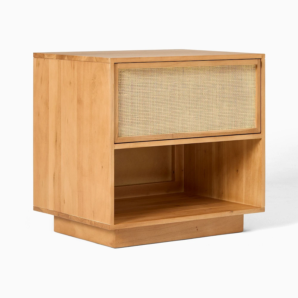 Chip & Dent: Callahan 24" Nightstand, Macadamia, Rattan