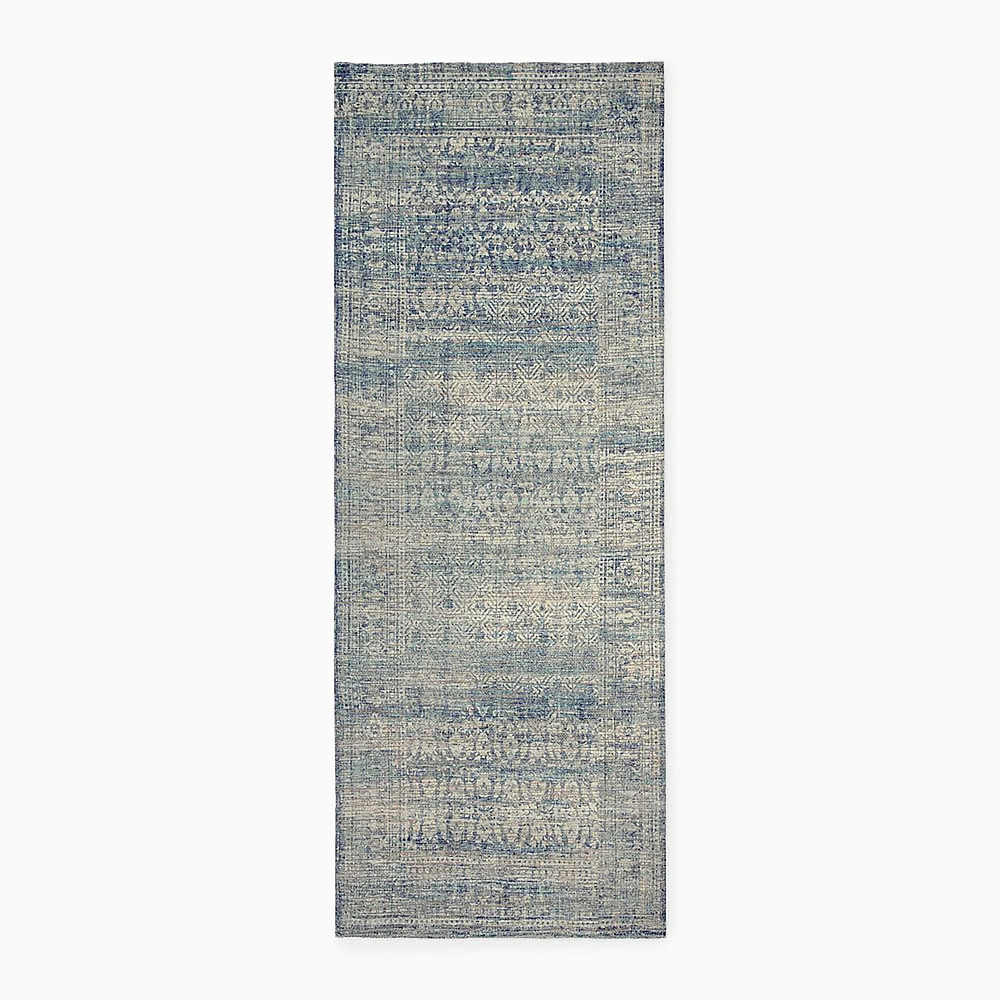 Chip & Dent: Azura Rug, 2.5'x9', Indigo