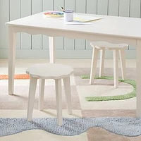 Daisy Play Stool, White