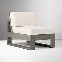 Portside Armless Chair, Reef, Slate