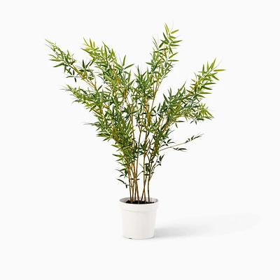 Faux Potted Bamboo Tree