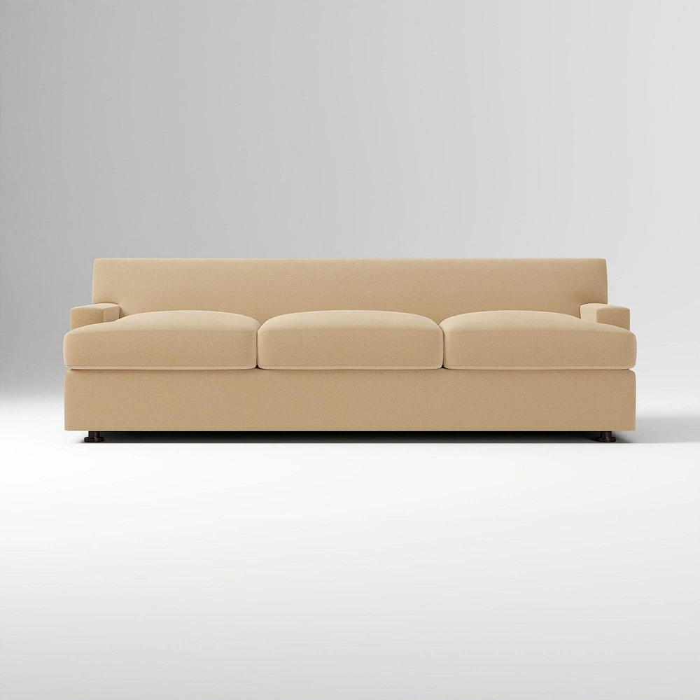 Colin King Kirkwood Sofa, 86", Deluxe Linen, Alabaster