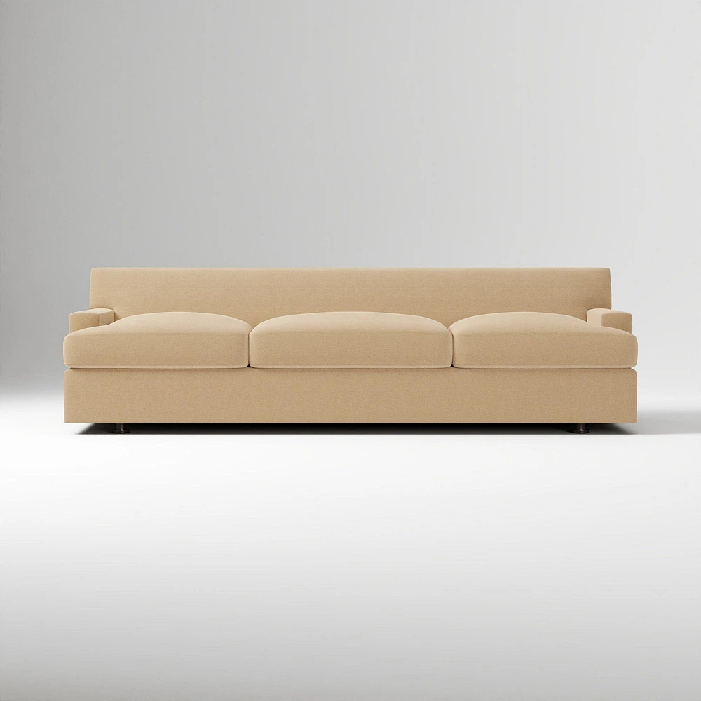 Colin King Kirkwood Sofa, 86", Deluxe Linen, Alabaster