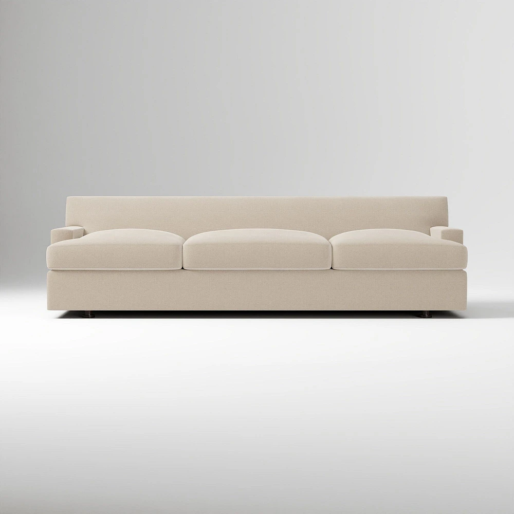 Colin King Kirkwood Sofa, 86", Deluxe Linen, Alabaster