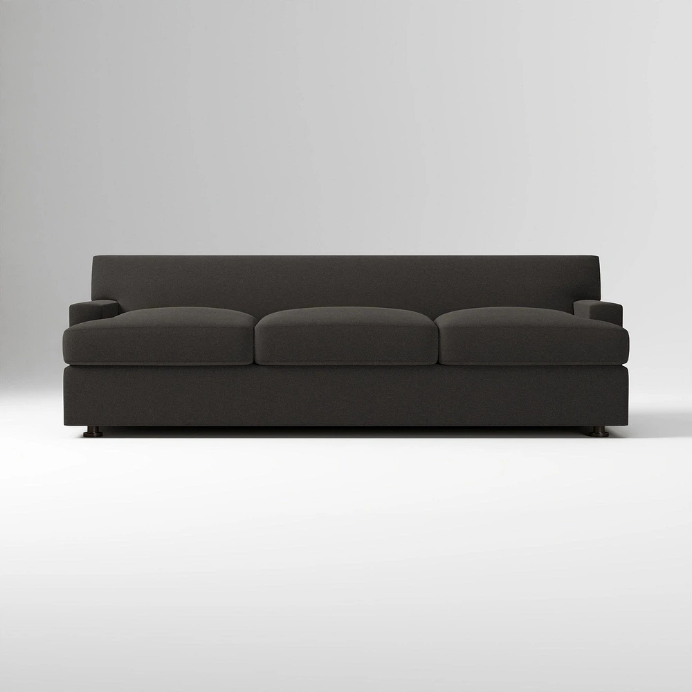 Colin King Kirkwood Sofa, 86", Deluxe Linen, Alabaster