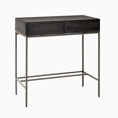 Industrial Storage Mini Desk, 30", Mango