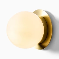 Mitchel Sconce 6 Inch, Glass, Milk Fn