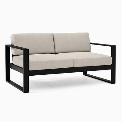 Portside Aluminum Outdoor 62 Loveseat, Dark Bronze