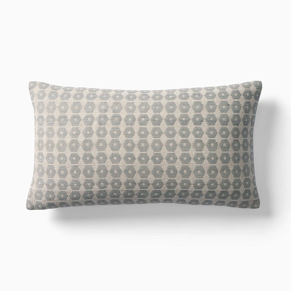 Honeycomb Pillow Cover, 12x21, Natural