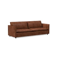 Whitman 86" Sofa, Sierra Leather, Snow, CS