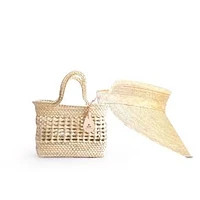 Dandelion Picking Kit, Palma Canasta Mini, Natural, Dried Palm Leaf