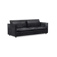 Whitman 86" Sofa, Sierra Leather, Snow, CS