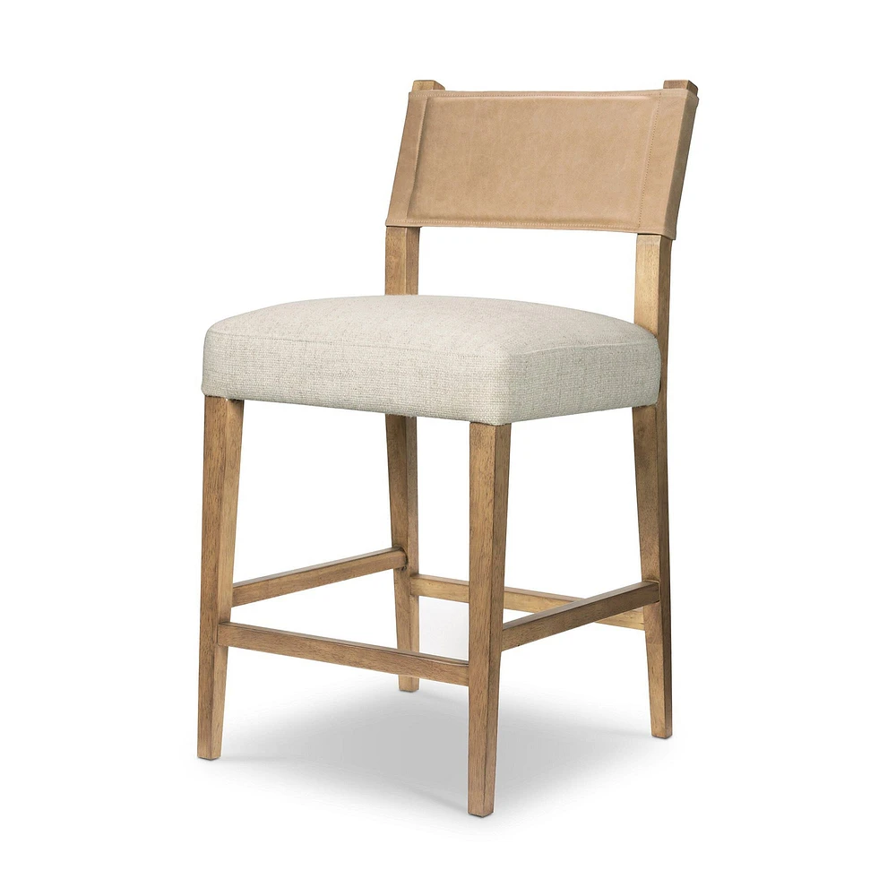 Ferris Bar Stool, Nubuck Charcoal
