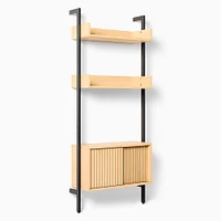 Dennett 5-Shelf Bookshelf, Blonde
