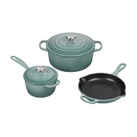 Le Creuset Signature Cookware Set, 5-Piece, White