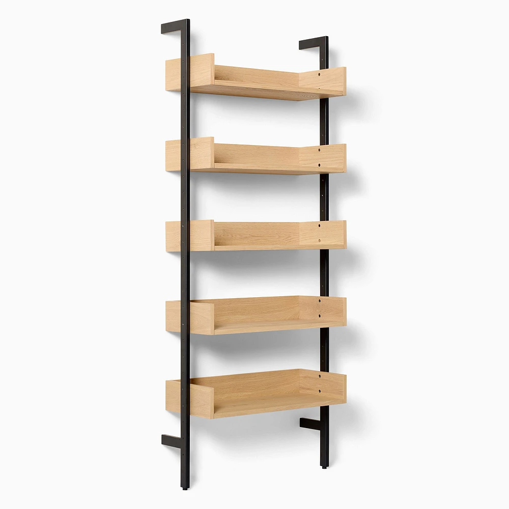 Dennett 5-Shelf Bookshelf, Blonde
