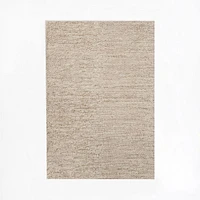 Mini Pebble Jute Wool Rug, Alabaster, 3'x5'
