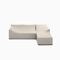 Coastal 2 Piece Sectional Set 1: Left Arm Sofa + Right Chaise Protective Cover