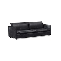 Whitman 86" Sofa, Sierra Leather, Snow, CS