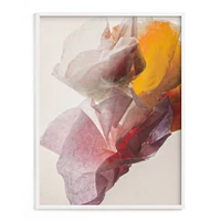 La Fleur I Wall Art, White Wood Frame, Full Bleed, 16x20