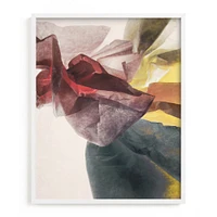 La Fleur I Wall Art, White Wood Frame, Full Bleed, 16x20