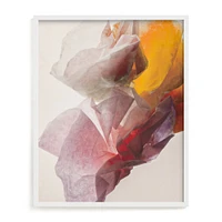 La Fleur I Wall Art, White Wood Frame, Full Bleed, 16x20