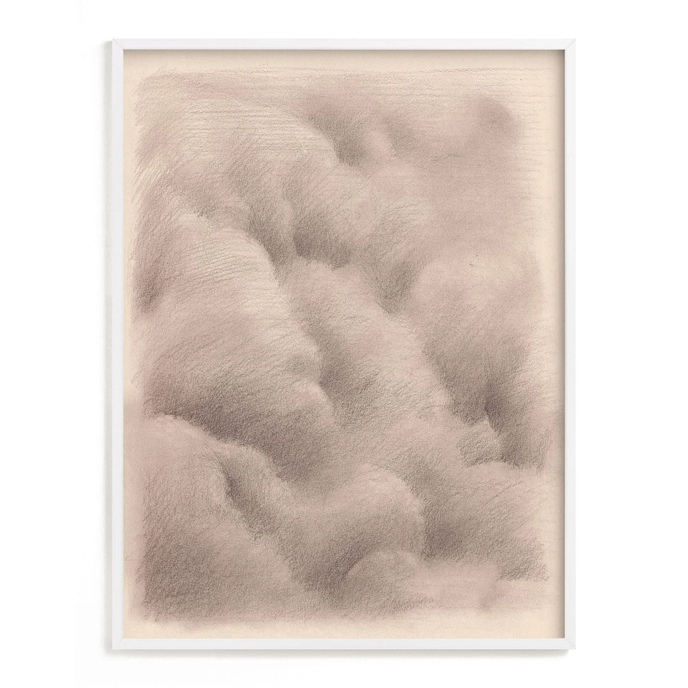 La Nube Wall Art, White Wood Frame, Full Bleed, 16x20