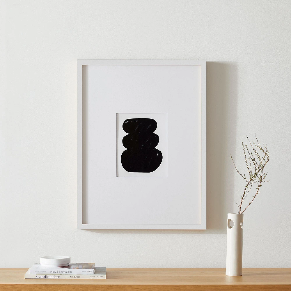Multi-Mat Wood Gallery Frame, White, 5x7