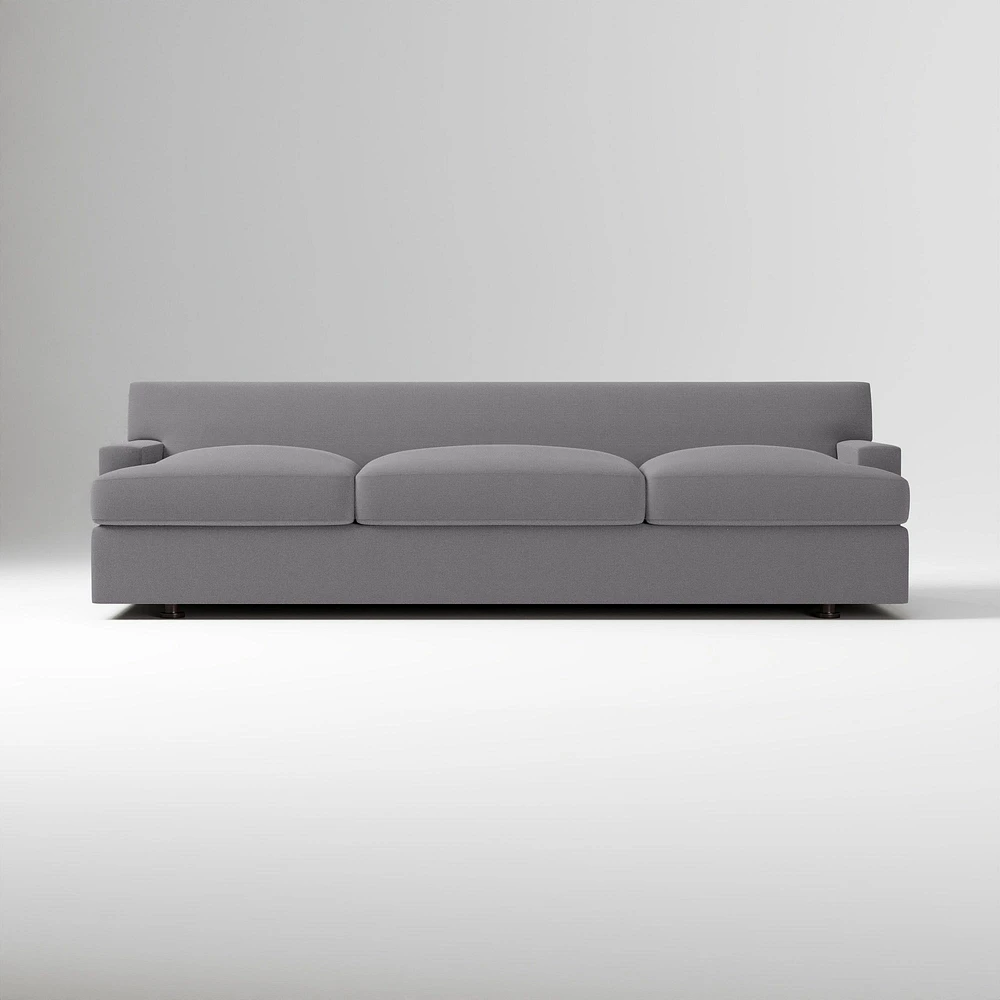 Colin King Kirkwood Sofa, 86", Deluxe Linen, Alabaster