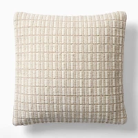 Minimal Blocks Pillow Cover, 20x20, Neutral