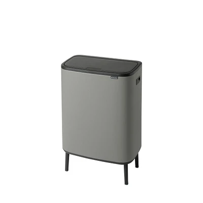 Brabantia Bo Touch Top Trash Can,  8 & Gallon, White