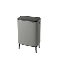 Brabantia Bo Touch Top Trash Can,  8 & Gallon, White