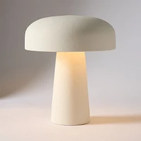 Rory Ceramic 13.5" Table Lamp, Ivory