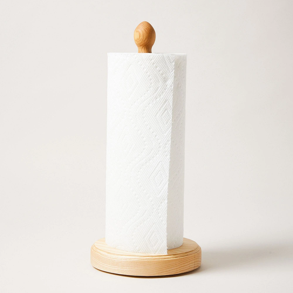 Essex Paper Towel Holder, Crafted from New England, Natural