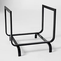 Willow Fireplace Log Holder, Black