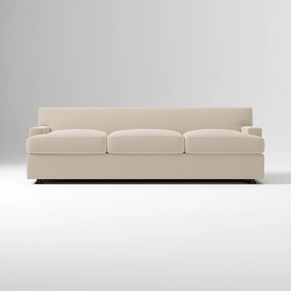 Colin King Kirkwood Sofa, 86", Deluxe Linen, Alabaster
