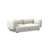 Osborn 82" Sofa, Yarn Dyed Linen Weave, Alabaster, Concealed Support
