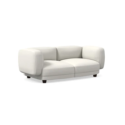 Osborn 82" Sofa, Yarn Dyed Linen Weave, Alabaster, Concealed Support