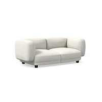 Osborn 82" Sofa, Yarn Dyed Linen Weave, Alabaster, Concealed Support