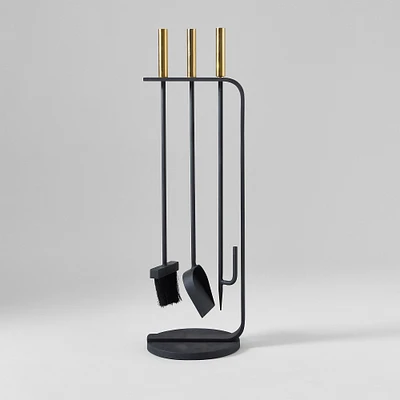 Willow Fireplace Tools, Black