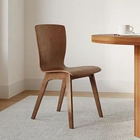 Crest Bentwood Dining Chair, Walnut, Set of 2