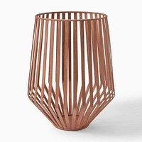 Ira Metal Lantern, Sage, Small