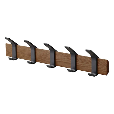 Yamazaki Rin Wall-Mounted Coat Hanger, Brown