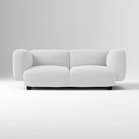Osborn 82" Sofa, Yarn Dyed Linen Weave, Alabaster, Concealed Support